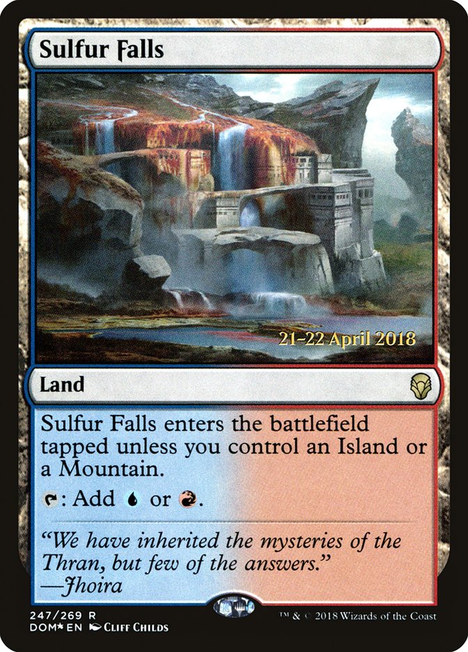 Sulfur Falls [Dominaria Prerelease Promos] | Total Play