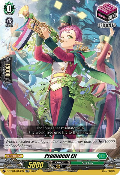 Prominent Elf (D-TD01/014EN) [Urara Haneyama -Bandmaster of Blossoming Bonds-] | Total Play