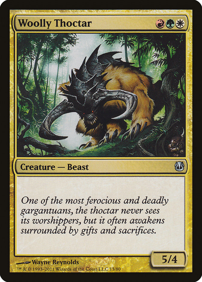 Woolly Thoctar [Duel Decks: Ajani vs. Nicol Bolas] | Total Play