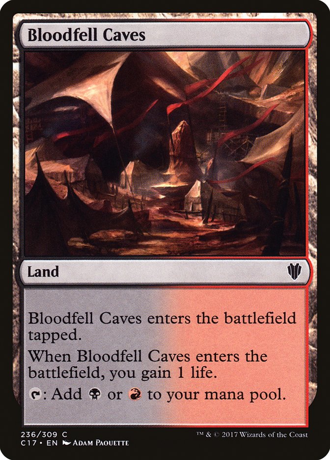 Bloodfell Caves [Commander 2017] | Total Play