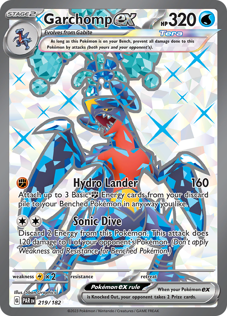 Garchomp ex (219/182) [Scarlet & Violet: Paradox Rift] | Total Play