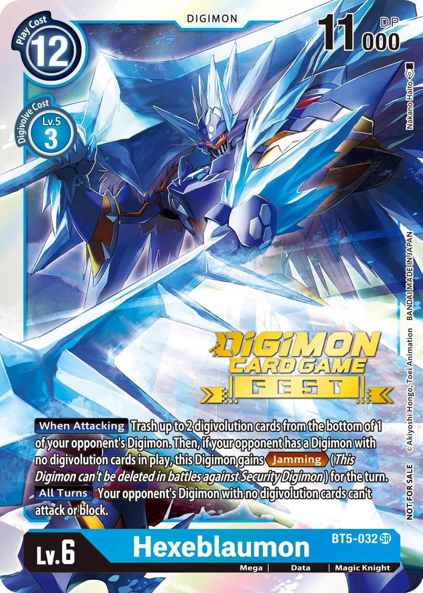 Hexeblaumon [BT5-032] (Digimon Card Game Fest 2022) [Battle of Omni Promos] | Total Play