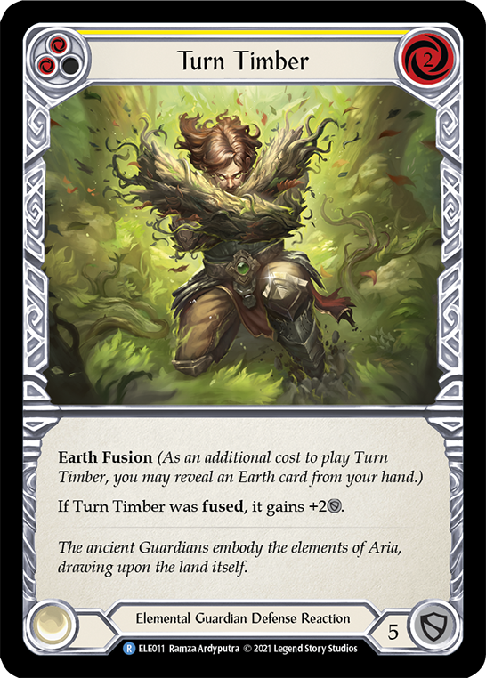 Turn Timber (Yellow) [ELE011] (Tales of Aria)  1st Edition Normal | Total Play