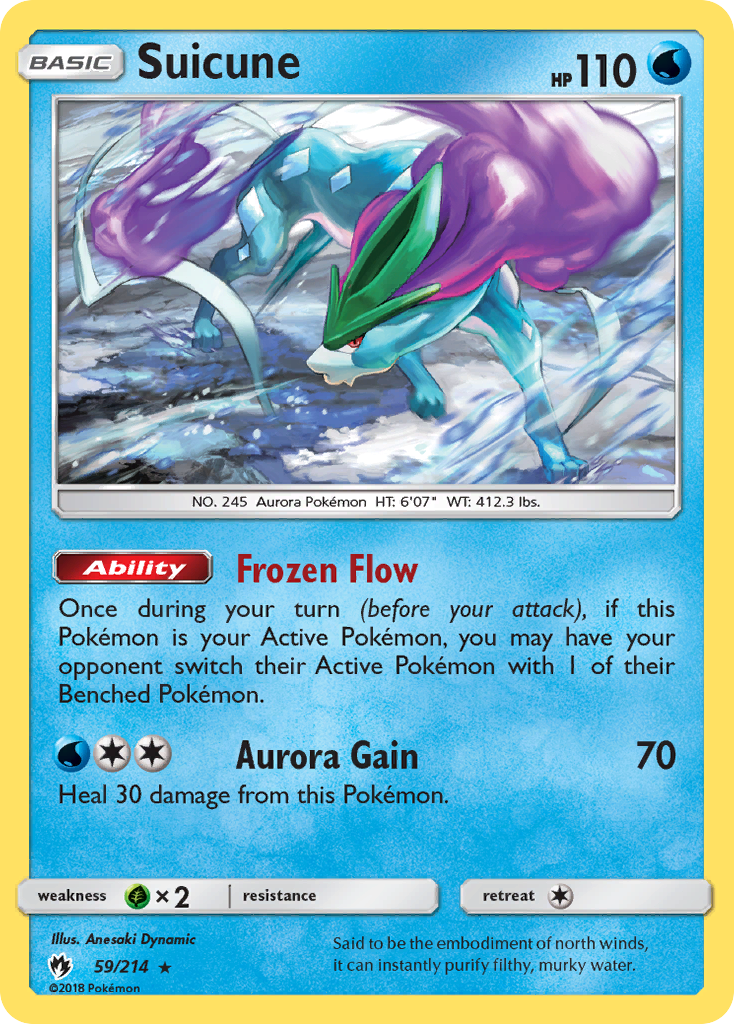 Suicune (59/214) [Sun & Moon: Lost Thunder] | Total Play