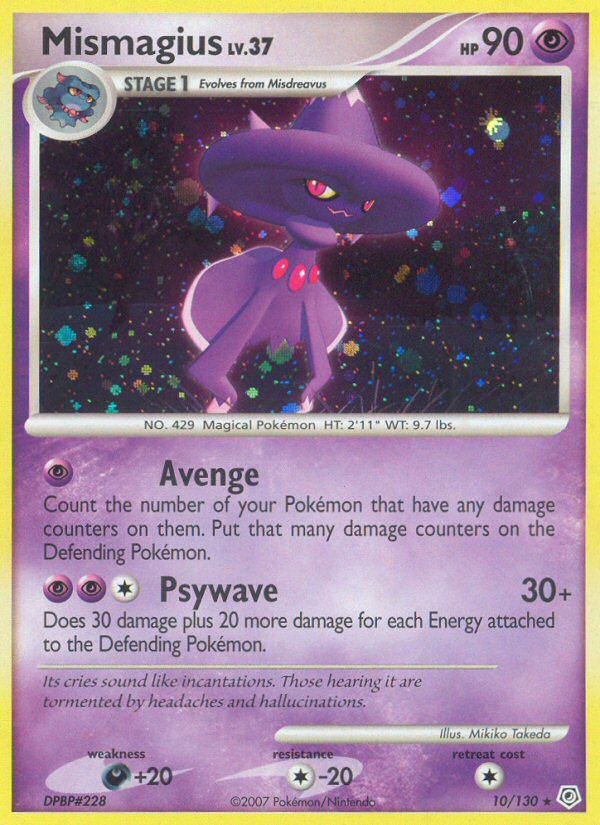 Mismagius (10/130) [Diamond & Pearl: Base Set] | Total Play