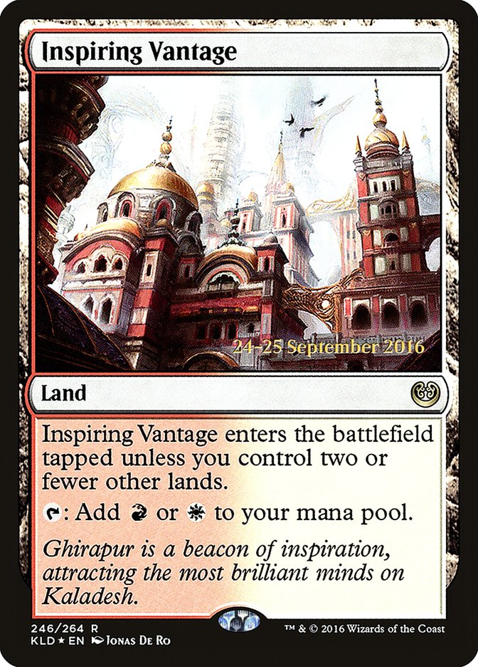 Inspiring Vantage [Kaladesh Prerelease Promos] | Total Play