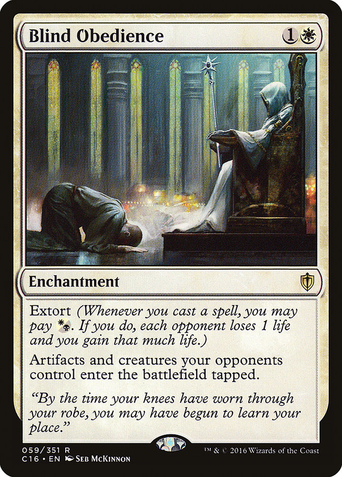 Blind Obedience [Commander 2016] | Total Play