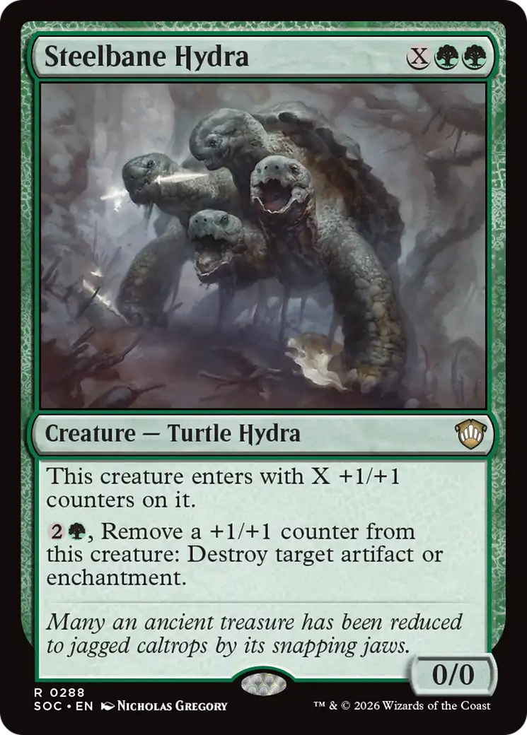 Steelbane Hydra [Secrets of Strixhaven Commander] | Total Play