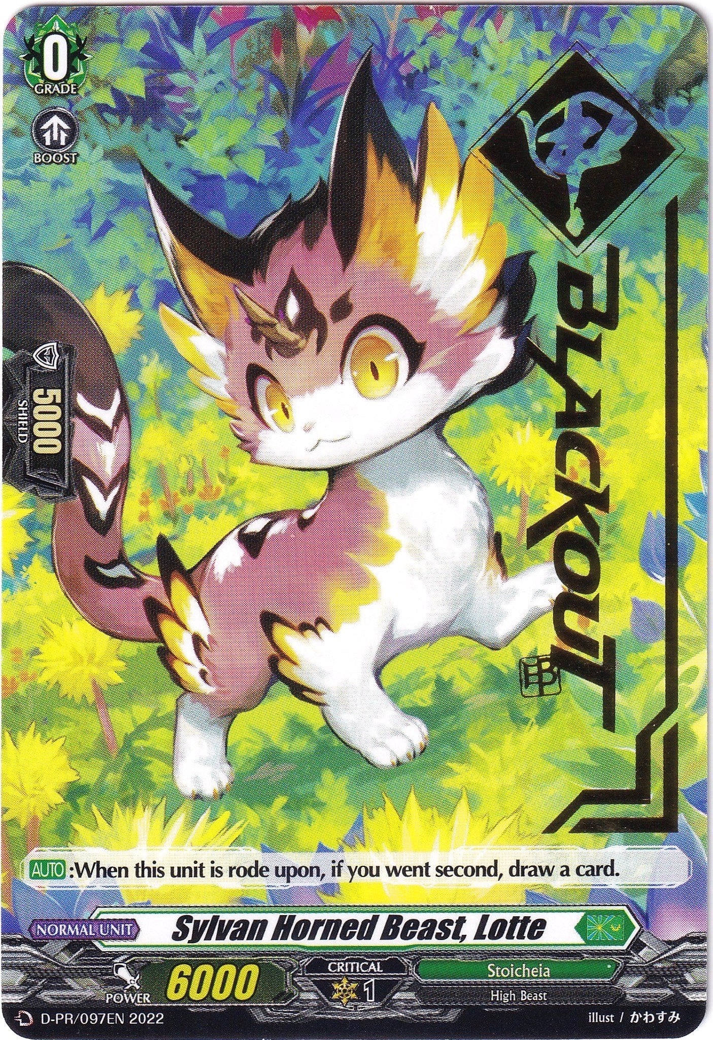 Sylvan Horned Beast, Lotte (Hot Stamped) (D-PR/097EN 2022) [D Promo Cards] | Total Play