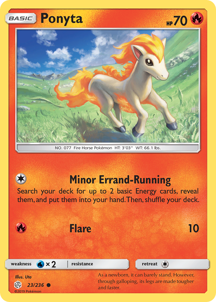 Ponyta (23/236) [Sun & Moon: Cosmic Eclipse] | Total Play