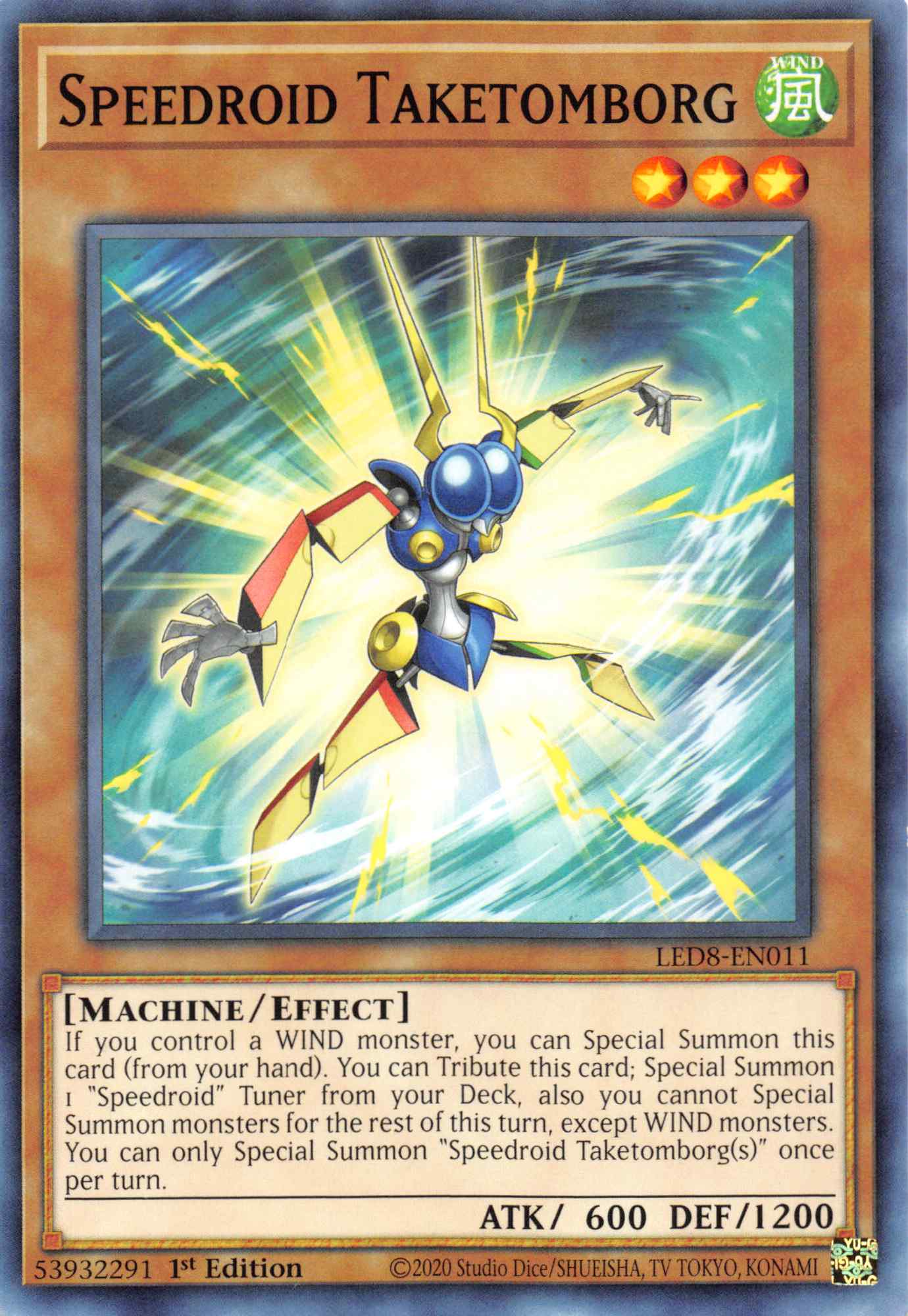 Speedroid Taketomborg [LED8-EN011] Common | Total Play