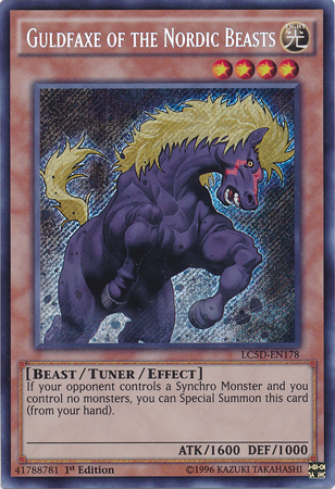 Guldfaxe of the Nordic Beasts [LC5D-EN178] Secret Rare | Total Play