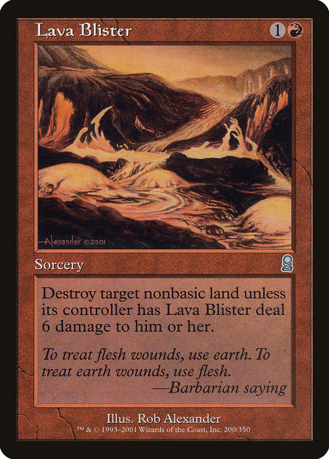 Lava Blister [Odyssey] | Total Play