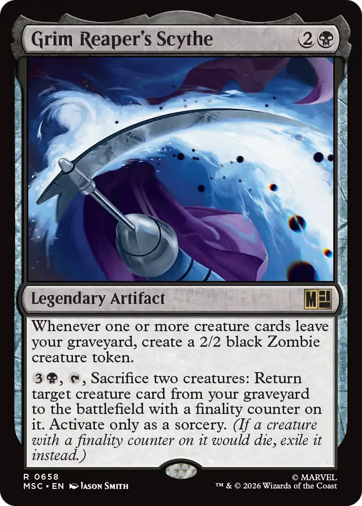 Grim Reaper's Scythe [Marvel Super Heroes Commander] | Total Play