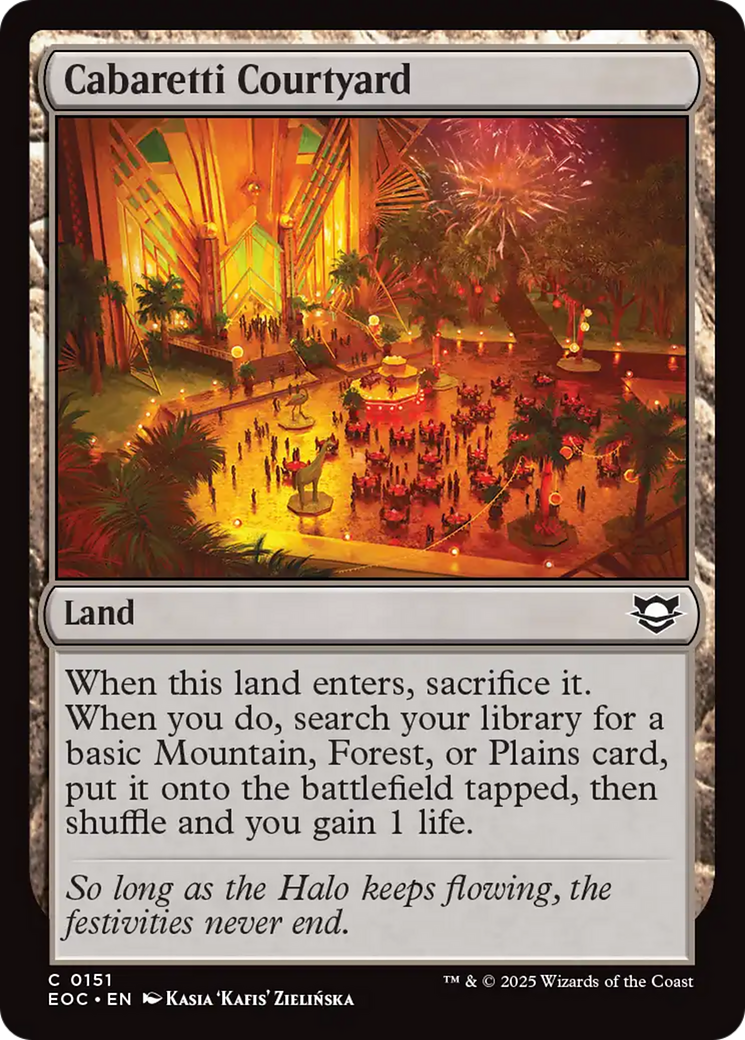 Cabaretti Courtyard [Edge of Eternities Commander] | Total Play