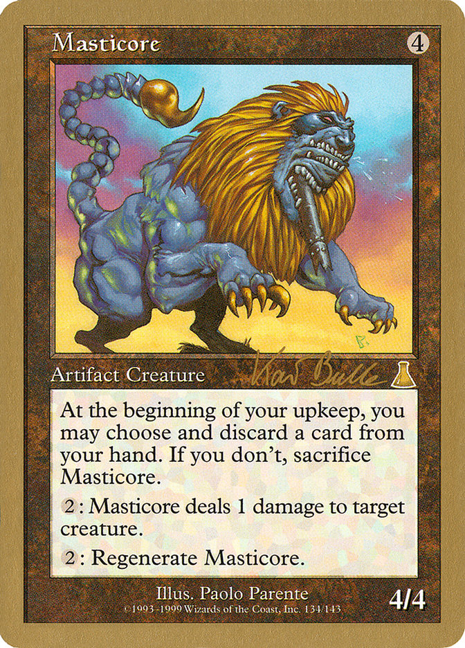 Masticore (Kai Budde) [World Championship Decks 1999] | Total Play