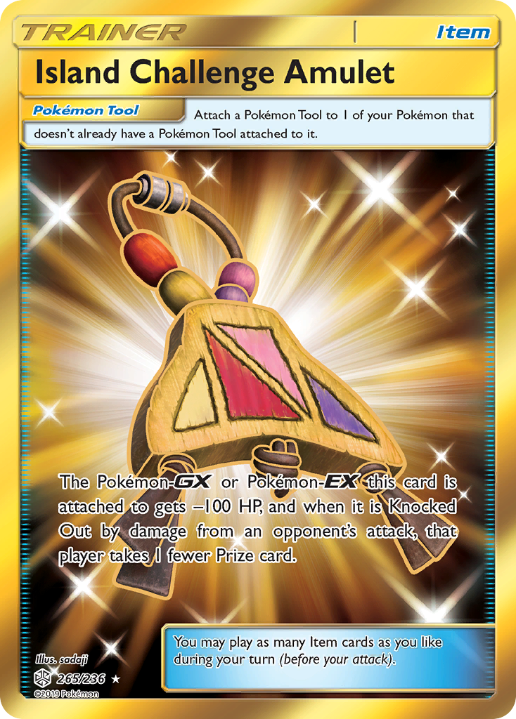 Island Challenge Amulet (265/236) [Sun & Moon: Cosmic Eclipse] | Total Play