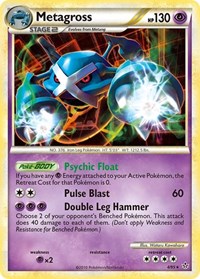 Metagross (4/95) (Cracked Ice Holo) (Theme Deck Exclusive) [HeartGold & SoulSilver: Unleashed] | Total Play