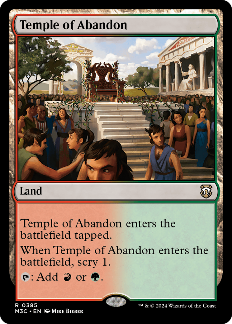 Temple of Abandon [Modern Horizons 3 Commander] | Total Play