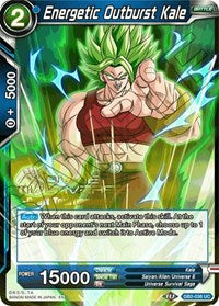 Energetic Outburst Kale (Divine Multiverse Draft Tournament) (DB2-038) [Tournament Promotion Cards] | Total Play