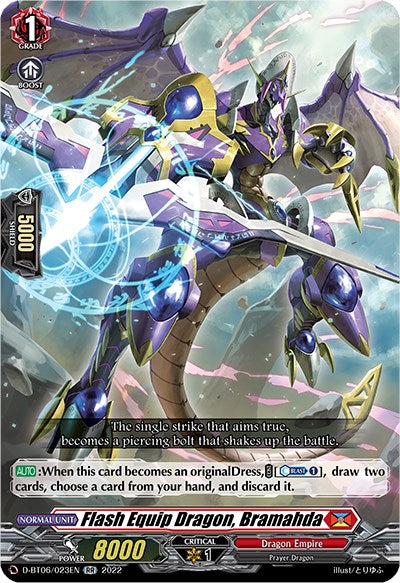 Flash Equip Dragon, Bramahda (D-BT06/023EN) [Blazing Dragon Reborn] | Total Play