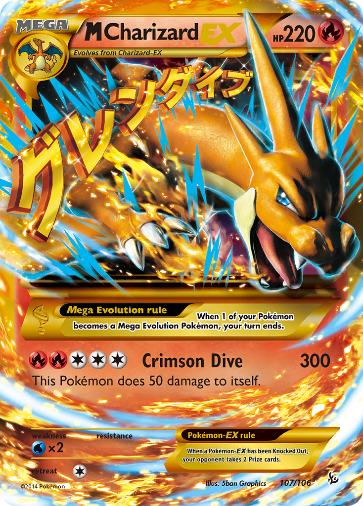 M Charizard EX (107/106) [XY: Flashfire] | Total Play