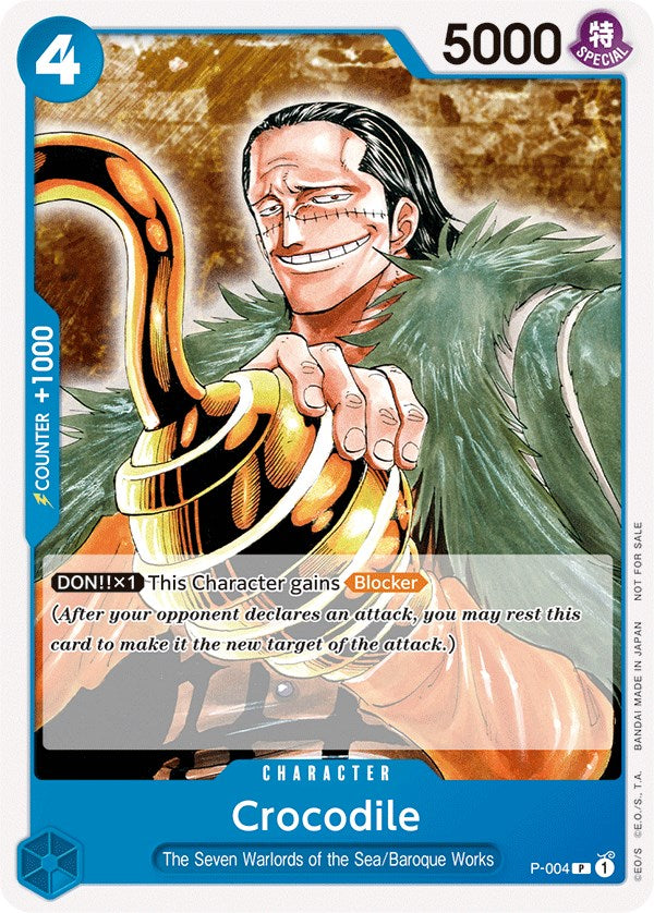 Crocodile (Promotion Pack 2022) [One Piece Promotion Cards] | Total Play