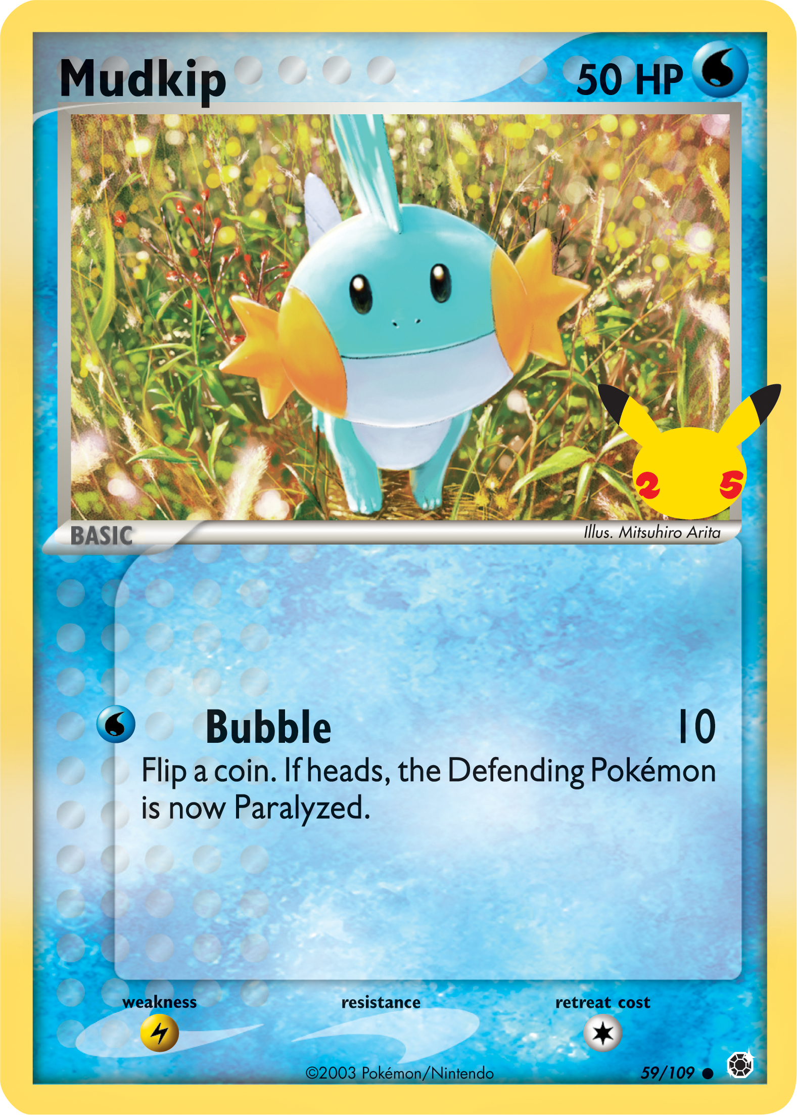 Mudkip (59/109) (Jumbo Card) [First Partner Pack] | Total Play