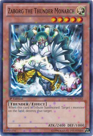 Zaborg the Thunder Monarch [BP01-EN132] Starfoil Rare | Total Play