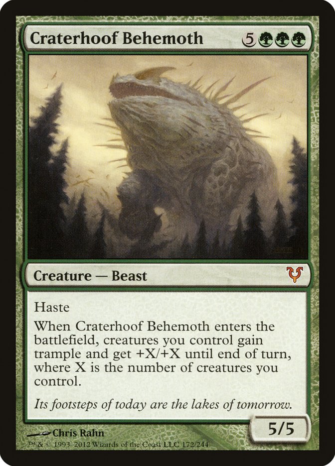 Craterhoof Behemoth [Avacyn Restored] | Total Play