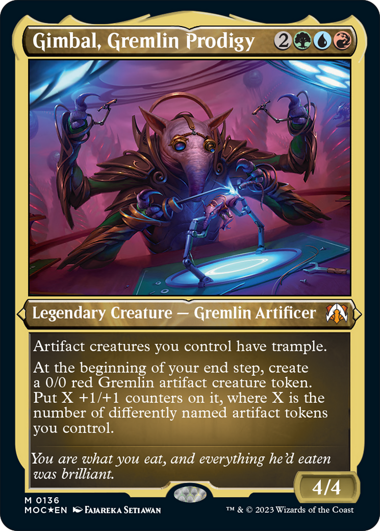Gimbal, Gremlin Prodigy (Display Commander) [March of the Machine Commander] | Total Play