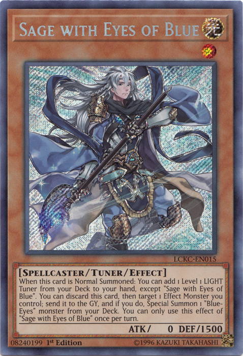 Sage with Eyes of Blue [LCKC-EN015] Secret Rare | Total Play