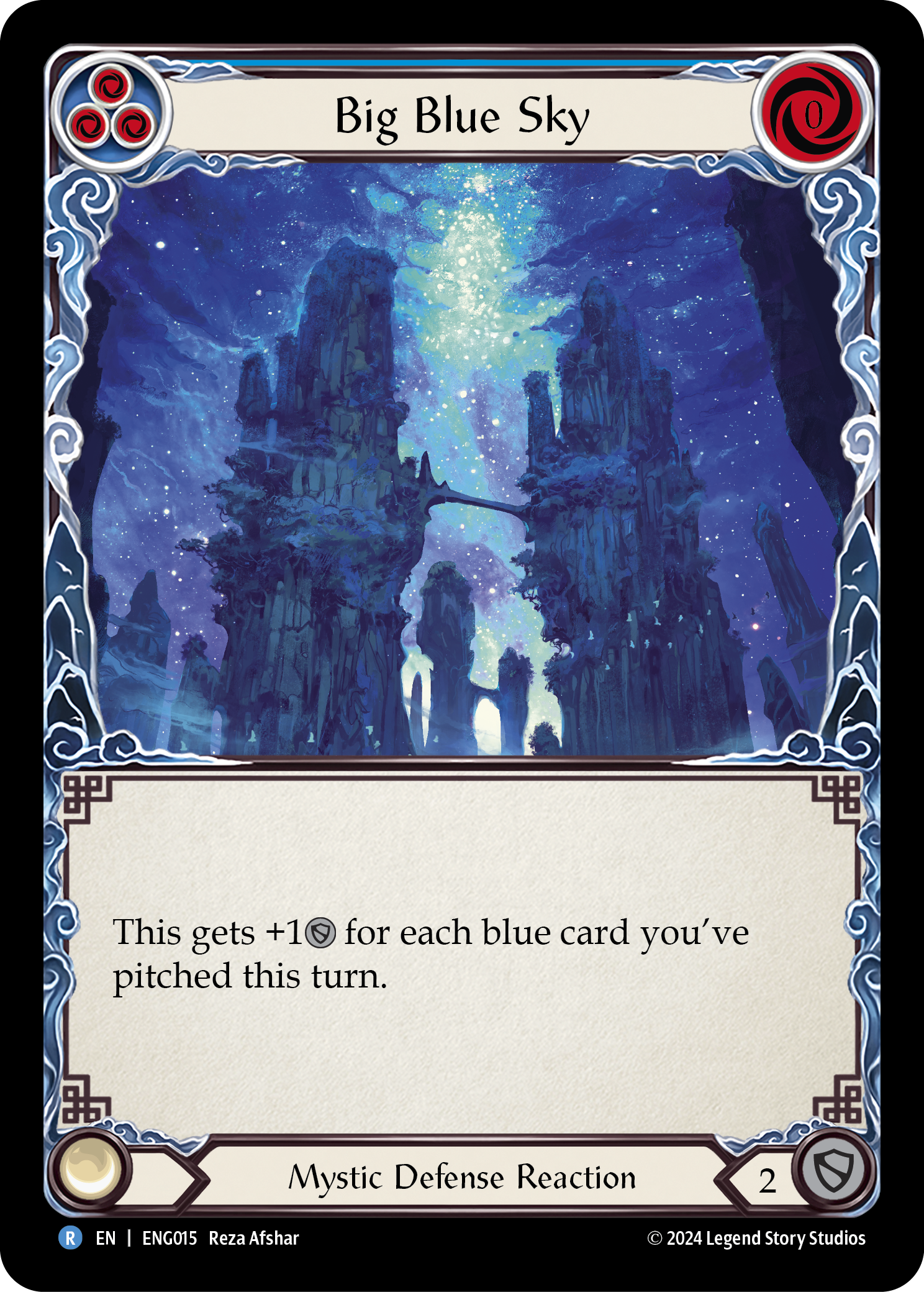 Big Blue Sky [ENG015] (Part the Mistveil Enigma Blitz Deck) | Total Play