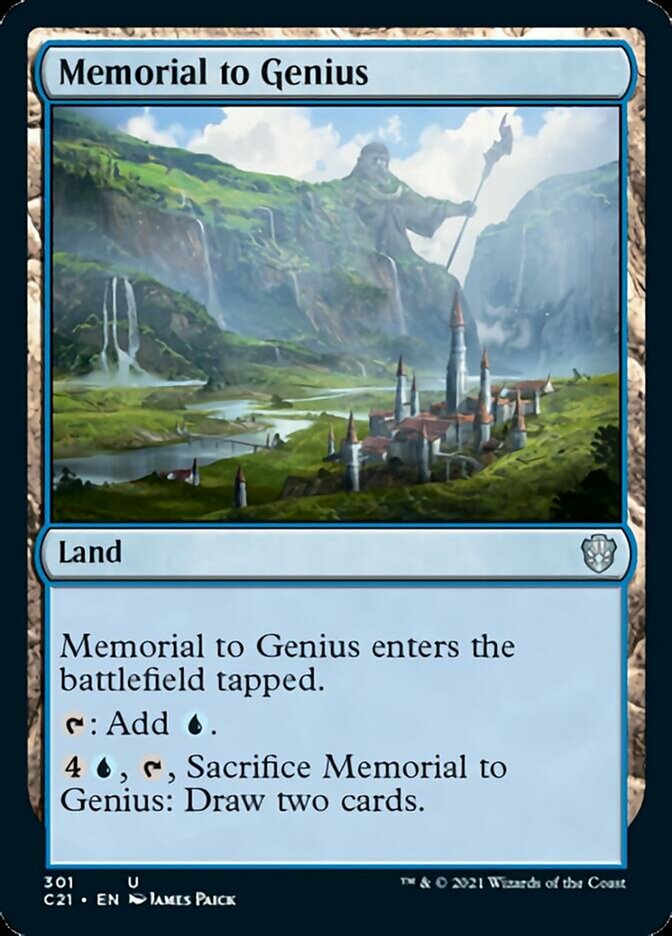Memorial to Genius [Commander 2021] | Total Play