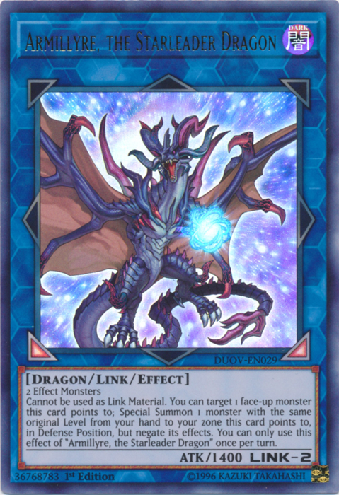 Armillyre, the Starleader Dragon [DUOV-EN029] Ultra Rare | Total Play