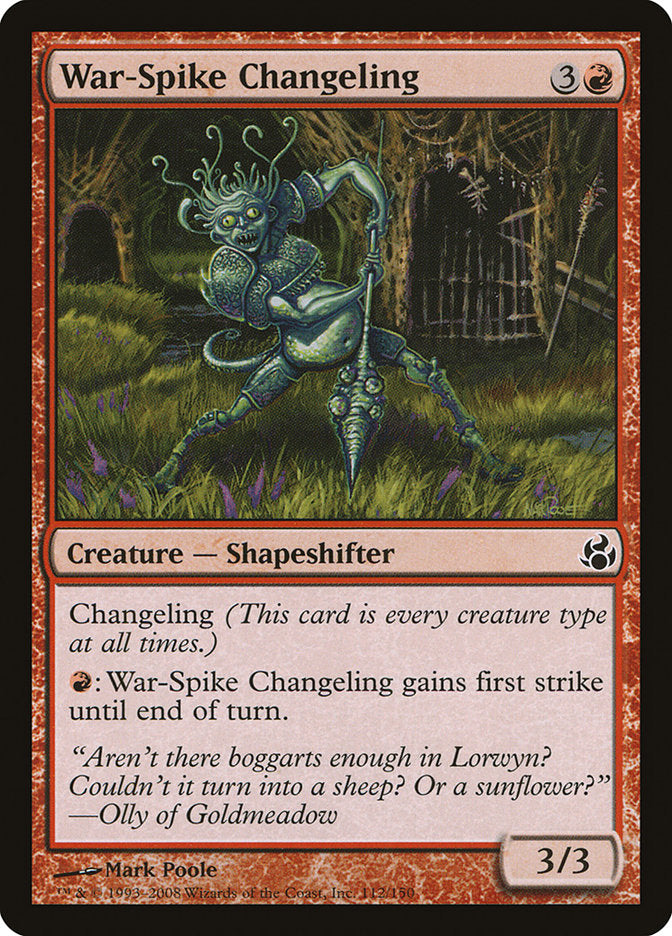 War-Spike Changeling [Morningtide] | Total Play