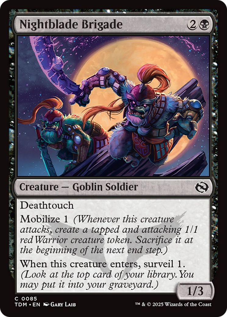 Nightblade Brigade [Tarkir: Dragonstorm] | Total Play