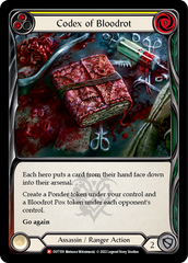 Codex of Bloodrot [OUT159] (Outsiders)  Rainbow Foil | Total Play