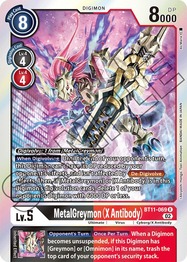 MetalGreymon (X Antibody) [BT11-069] [Dimensional Phase] | Total Play