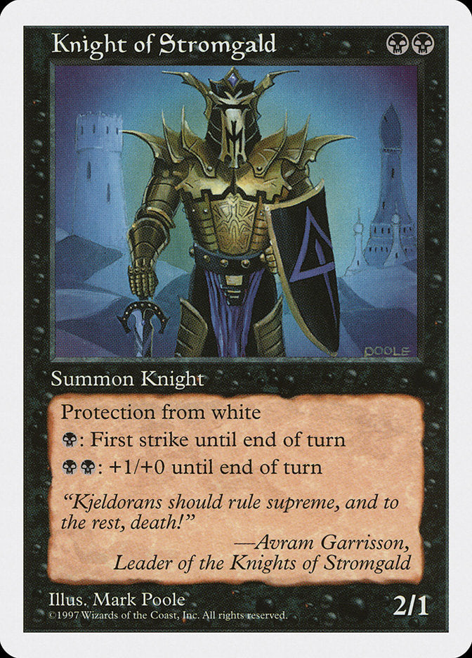 Knight of Stromgald [Fifth Edition] | Total Play