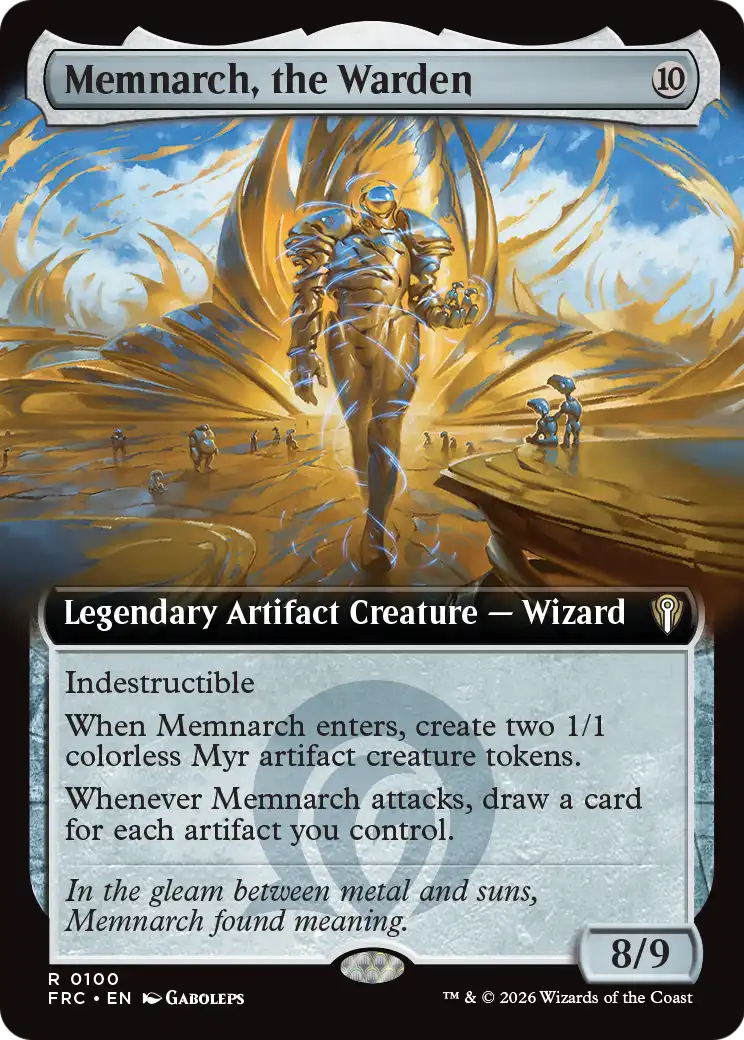 Memnarch, the Warden (Extended Art) [Reality Fracture Commander] | Total Play