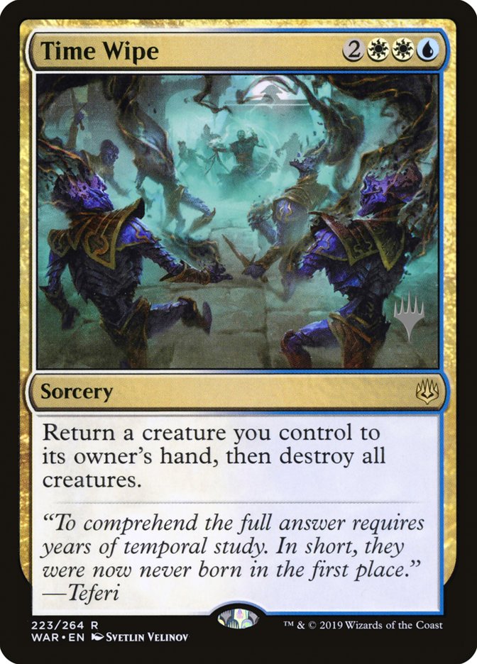 Time Wipe (Promo Pack) [War of the Spark Promos] | Total Play