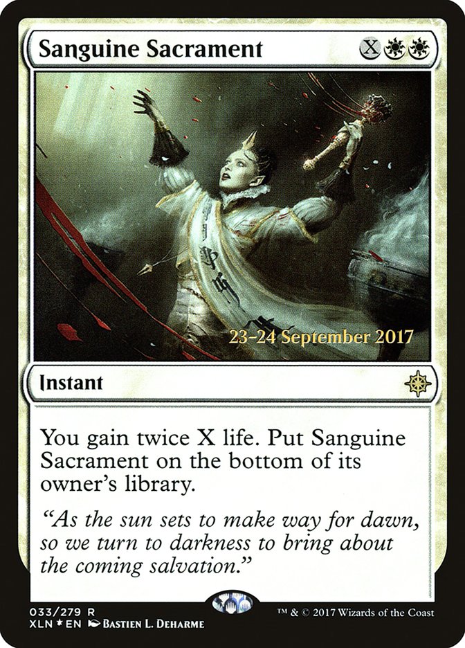 Sanguine Sacrament [Ixalan Prerelease Promos] | Total Play