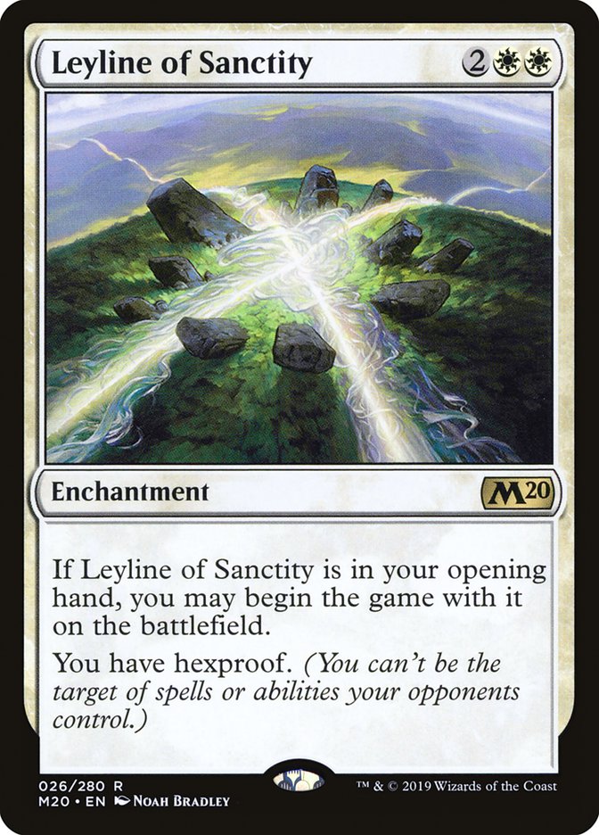 Leyline of Sanctity [Core Set 2020] | Total Play