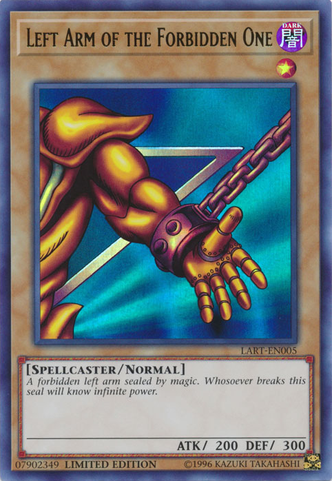 Left Arm of the Forbidden One [LART-EN005] Ultra Rare | Total Play