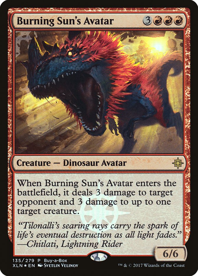 Burning Sun's Avatar (Buy-A-Box) [Ixalan Promos] | Total Play