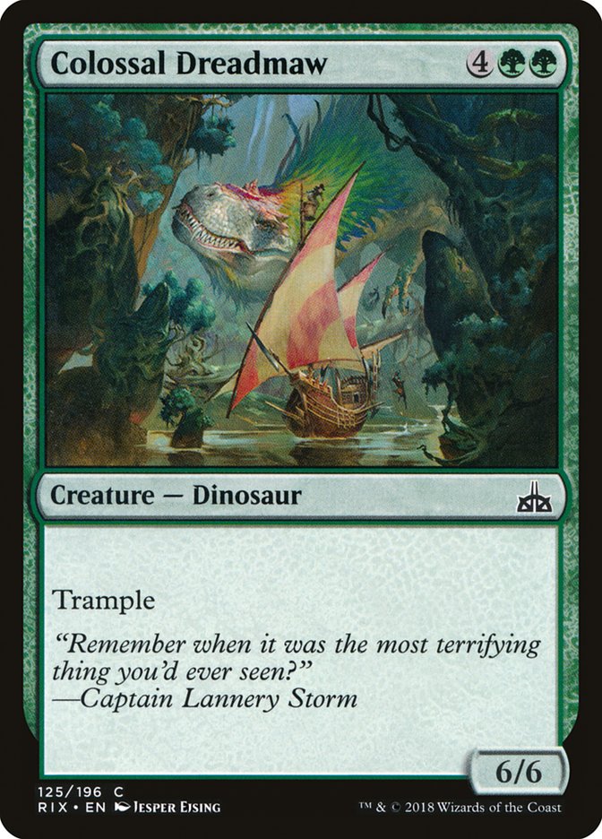 Colossal Dreadmaw [Rivals of Ixalan] | Total Play