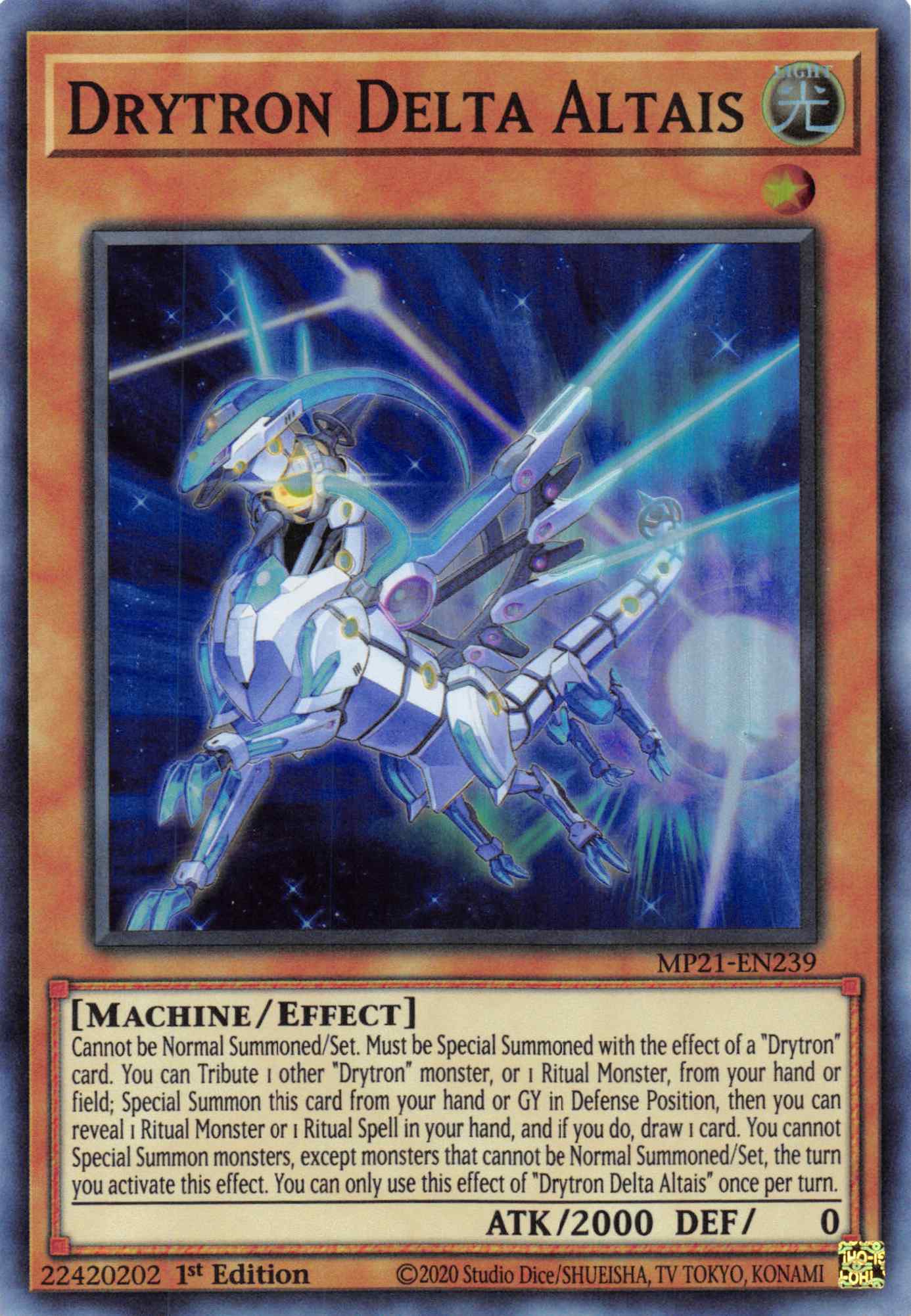 Drytron Delta Altais [MP21-EN239] Super Rare | Total Play
