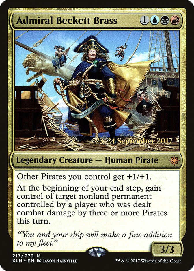 Admiral Beckett Brass [Ixalan Prerelease Promos] | Total Play