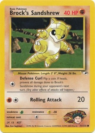 Brock's Sandshrew (71/132) [Gym Heroes Unlimited] | Total Play